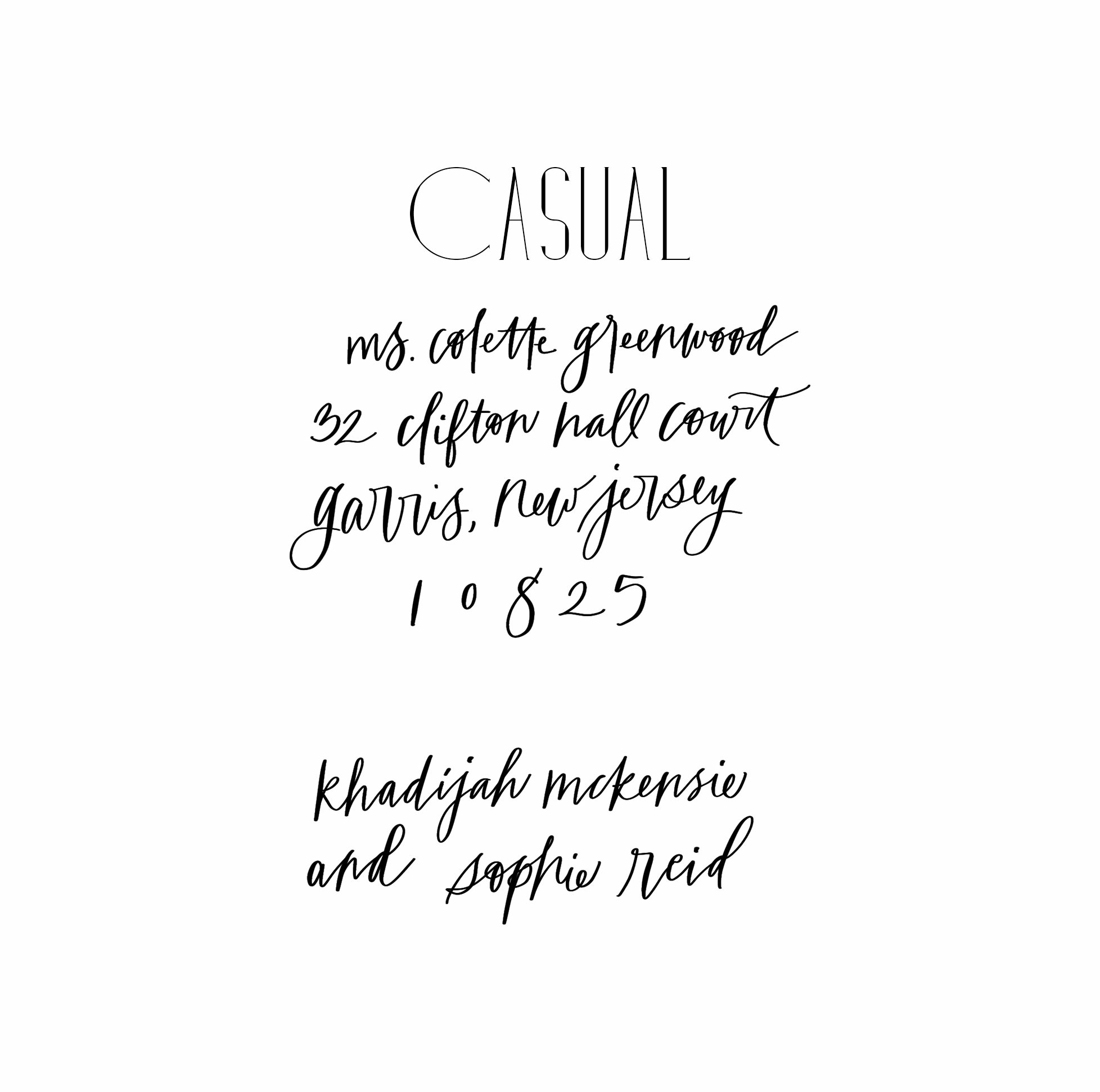 Oh Eleven Studio Calligraphy Style - Casual calligraphy style